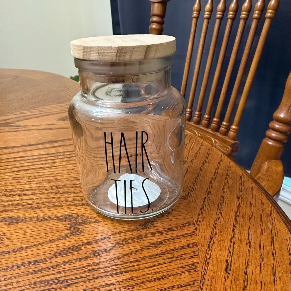 RAE DUNN HAIR TIES JAR!